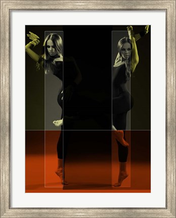 Framed Dancing Mirrors Print