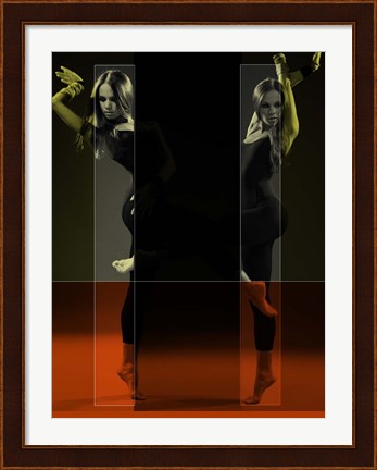Framed Dancing Mirrors Print