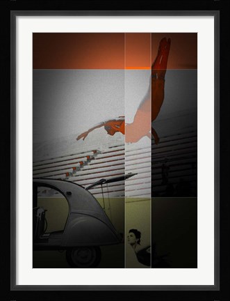 Framed French Kiss Print