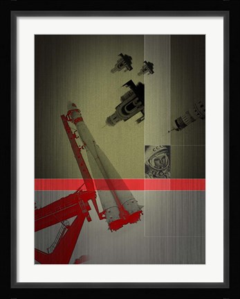 Framed Yuri Gagarin Print