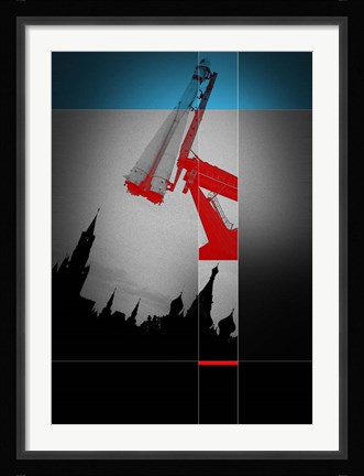 Framed Moscow Sunrise Print