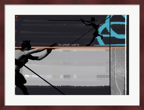 Framed Olympic Effort Print