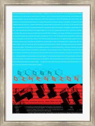 Framed Bauhaus Print
