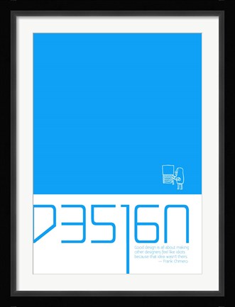 Framed Frank Chimero Print