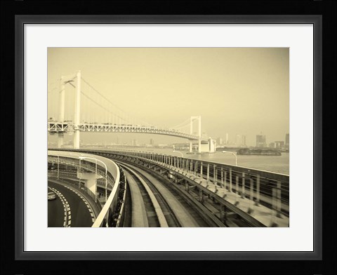 Framed Tokyo Metro Ride Print