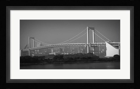 Framed Tokyo Rainbow Bridge Print
