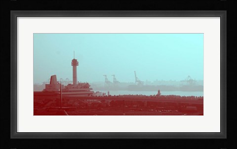 Framed Tokyo Port Print