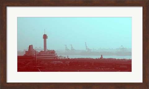 Framed Tokyo Port Print
