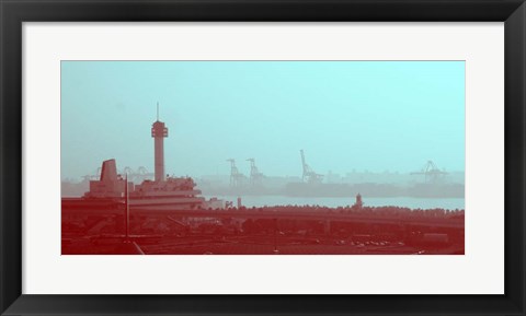 Framed Tokyo Port Print
