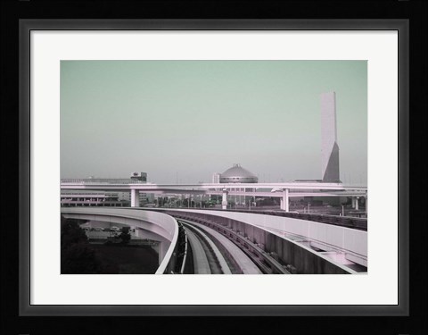 Framed Tokyo Train Ride 2 Print