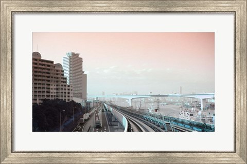 Framed Tokyo Train Ride 3 Print