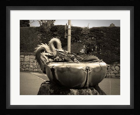 Framed Nikko Fountain Print