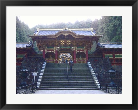 Framed Temple Entrance Print