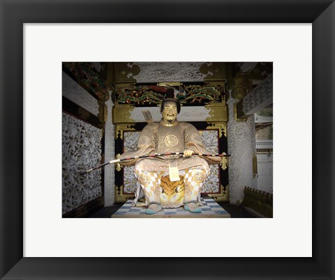 Framed Nikko Golden Sculpture Front Print