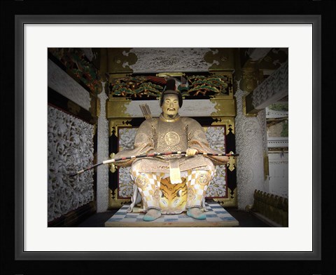 Framed Nikko Golden Sculpture Front Print