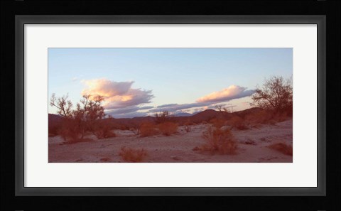 Framed Desert And Sky Print