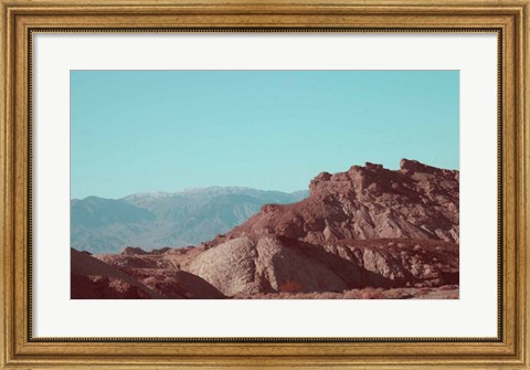 Framed Death Valley Mountains Print