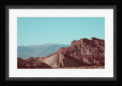 Framed Death Valley Mountains Print