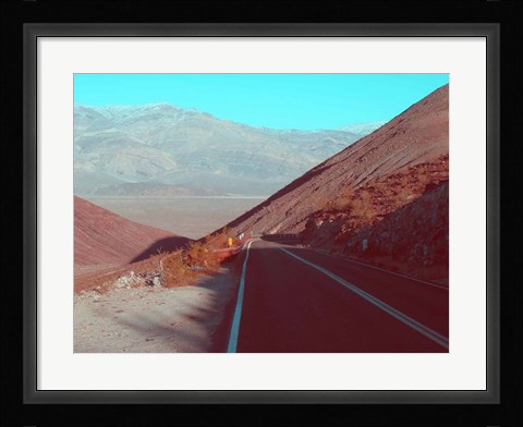Framed Death Valley Road 3 Print