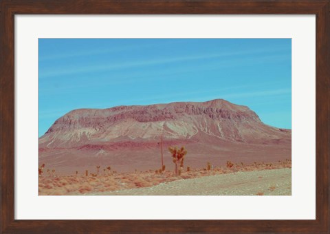Framed Desert Mountain Print