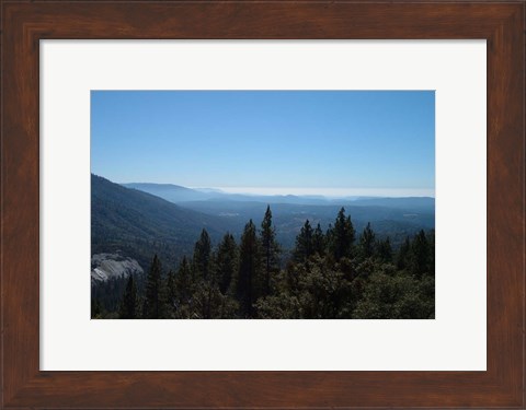 Framed Sierra Mountains Print