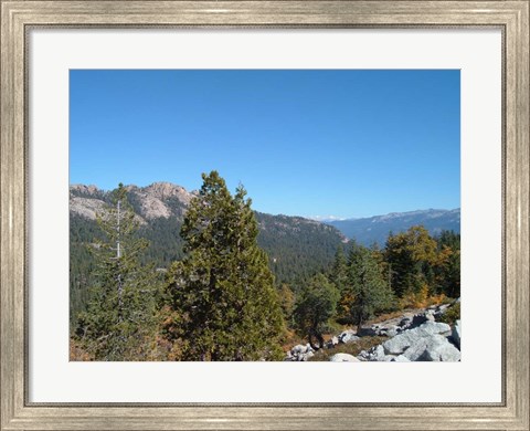 Framed Sierra Mountains 1 Print