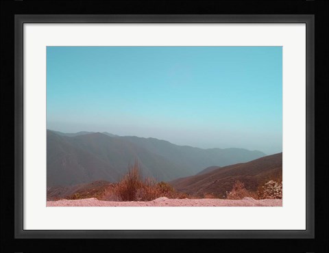 Framed Southern California Mountains 1 Print