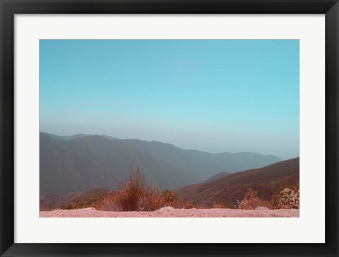 Framed Southern California Mountains 1 Print