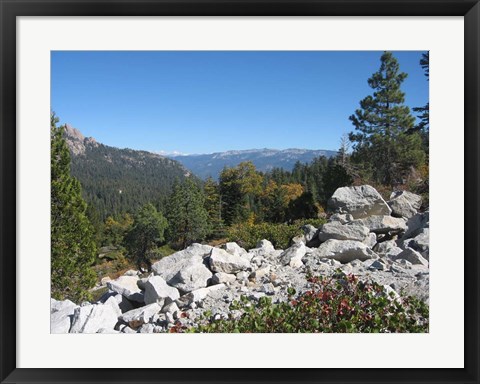 Framed Sierra Nevada Mountains 1 Print