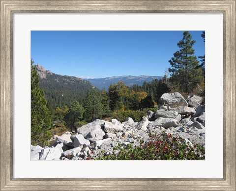 Framed Sierra Nevada Mountains 1 Print