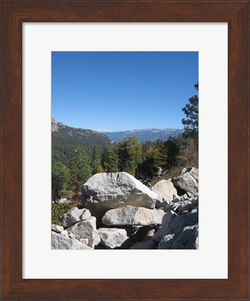 Framed Sierra Nevada Mountains 2 Print