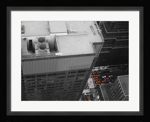 Framed New York Cabs Print