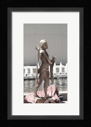 Framed Posing In Front Of Momma Print