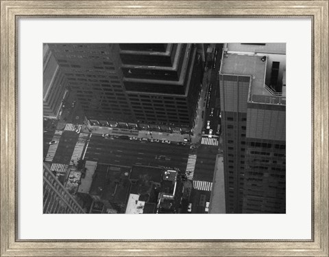 Framed NYC From The Top Print