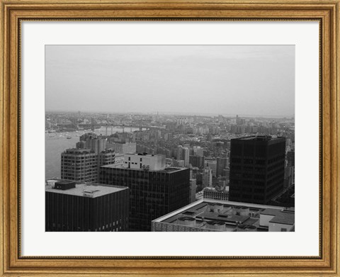 Framed NYC From The Top 2 Print