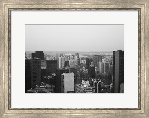 Framed NYC From The Top 3 Print