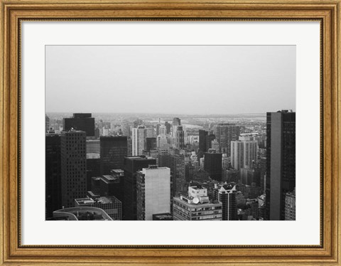 Framed NYC From The Top 3 Print