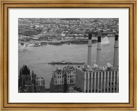 Framed NYC From The Top 4 Print