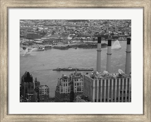 Framed NYC From The Top 4 Print