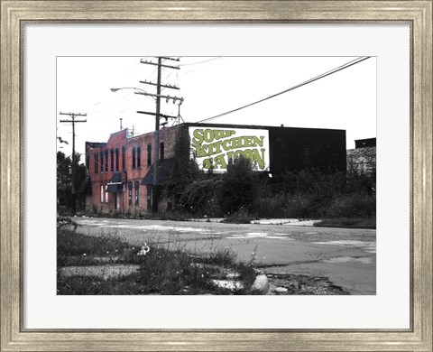 Framed Detroit Soup Kitchen Print