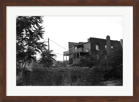 Framed Old Building Detroit 3 Print
