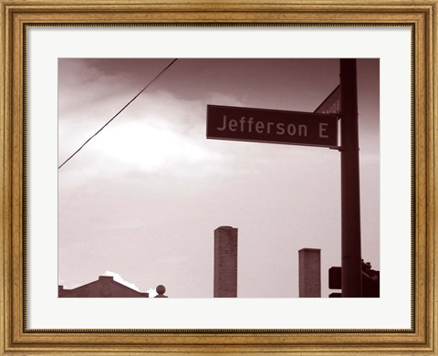 Framed Jefferson Avenue Print