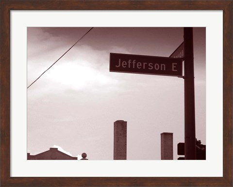 Framed Jefferson Avenue Print