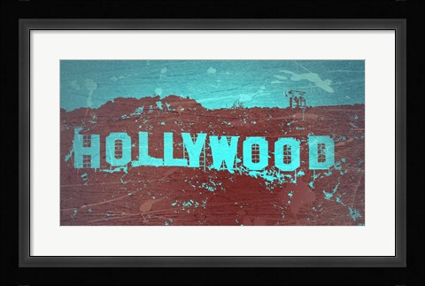 Framed Hollywood Sign Print