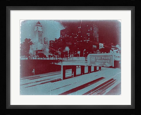 Framed Downtown LA Print