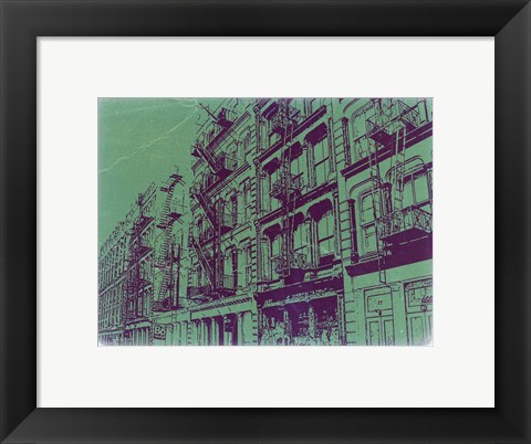 Framed Soho NYC Print
