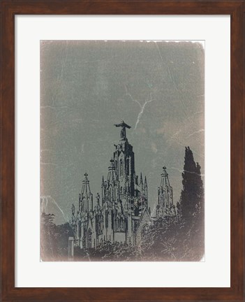 Framed Temple Expiatory Print