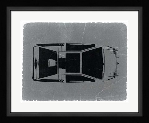 Framed 1972 Maserati Boomerang Print
