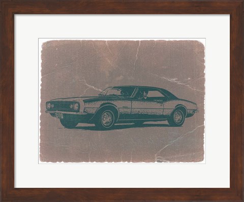 Framed Chevy Camaro Print