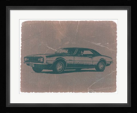 Framed Chevy Camaro Print